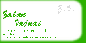 zalan vajnai business card