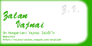 zalan vajnai business card